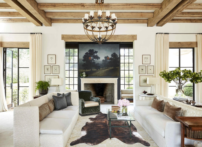 Dark Brindle Cowhide Rug #B9109