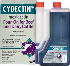 Dewormer Cattle Cydectin PourOn 1 Liter Special Order by Request