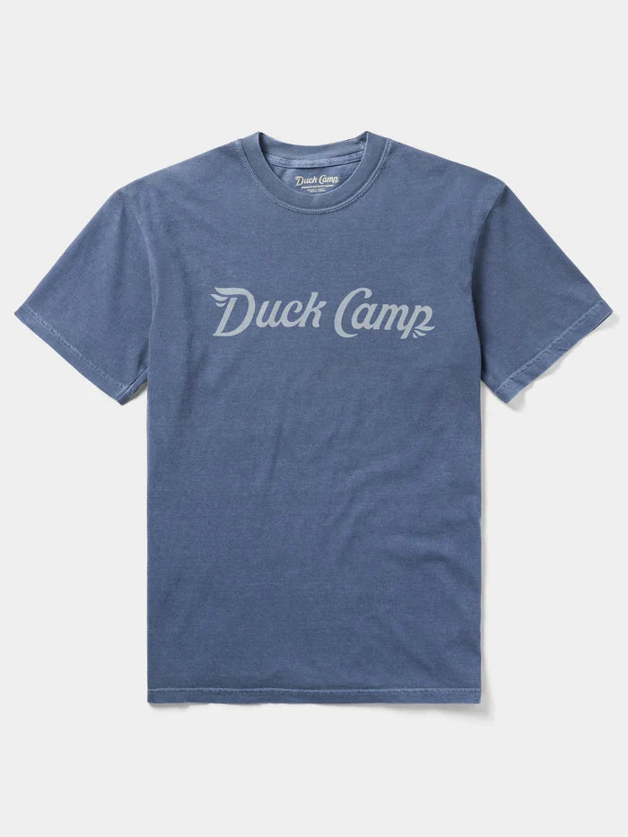 Duck Camp Logo T-Shirt- Dark Denim
