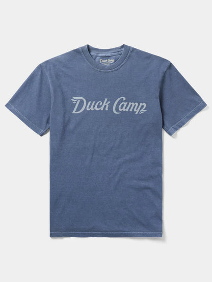 Duck Camp Logo T-Shirt- Dark Denim