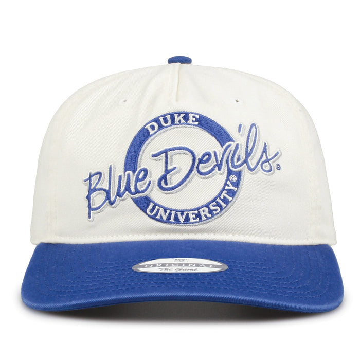 Duke Blue Devils Original Circle Snapback, front view