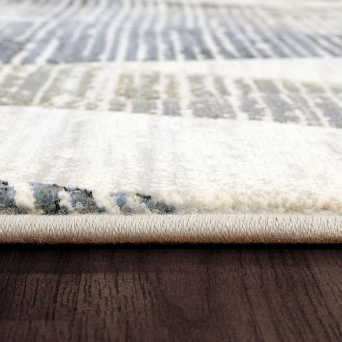 Dynamic Rugs Eclipse 63612-6656 Ivory/Blue Rug