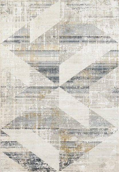 Dynamic Rugs QUARTZ 27072-155 Ivory Rug