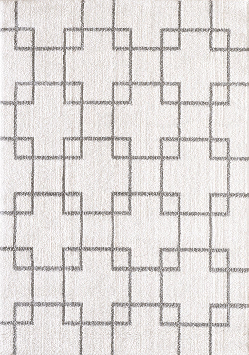 Dynamic Rugs SILKY SHAG 5901-119 Ivory Rug