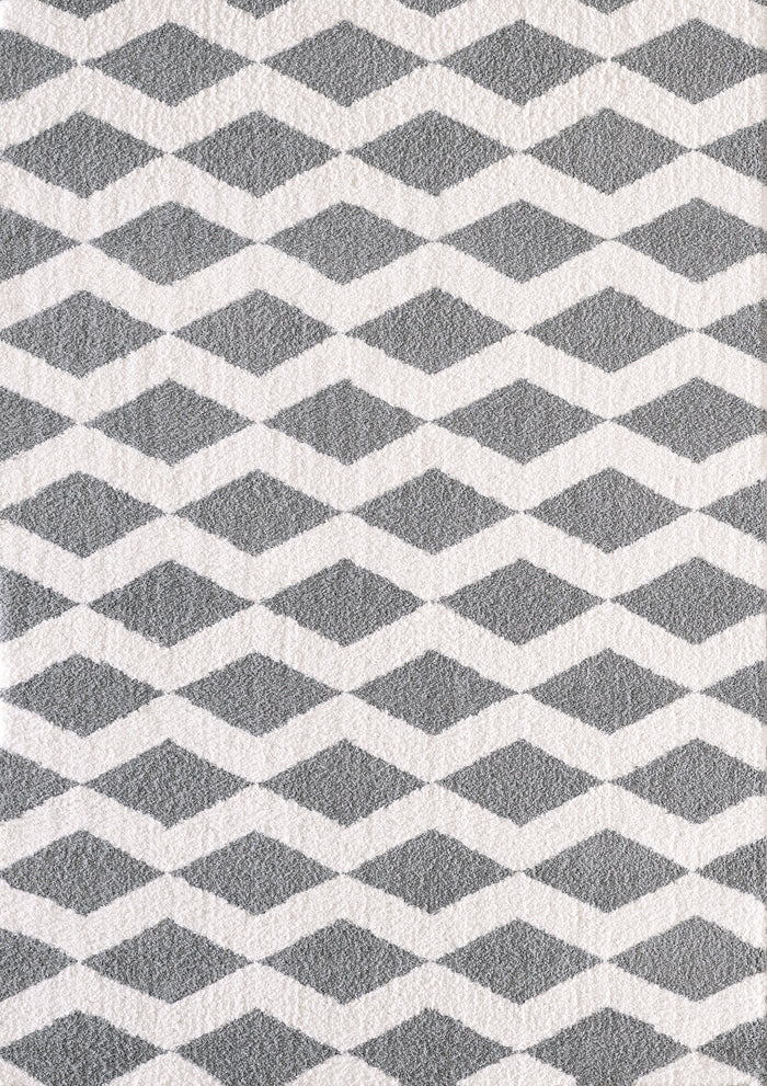Dynamic Rugs SILKY SHAG 5904-119 White Rug