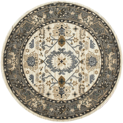 Dynamic Rugs YAZD 8531-190 Ivory Rug
