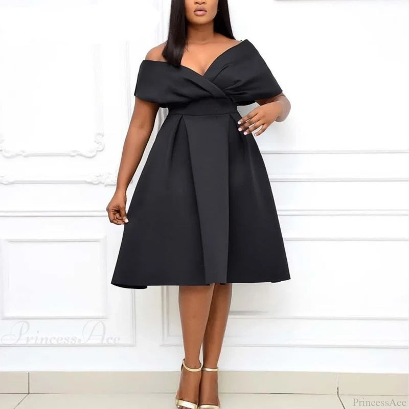 Elegant Party Evening For Gown Women Black / S