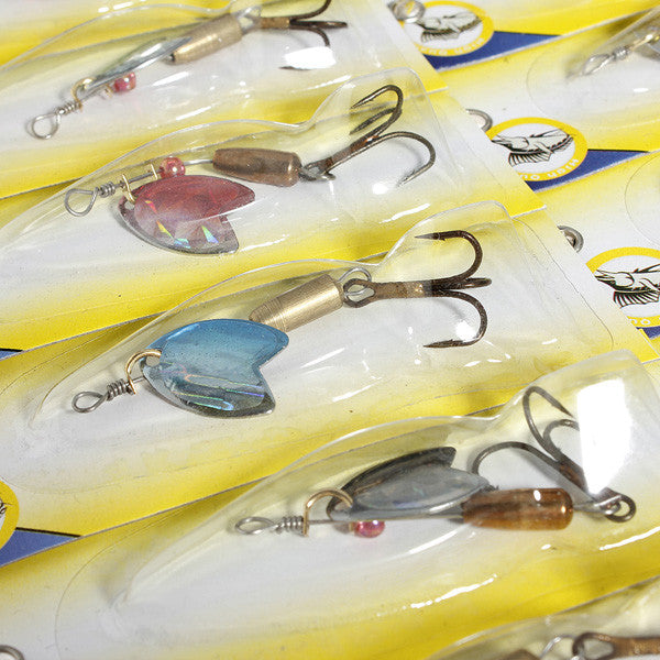 Fishing Lures Spinner Baits Assorted Trout Metal Tackle Hook-30pcs - GhillieSuitShop