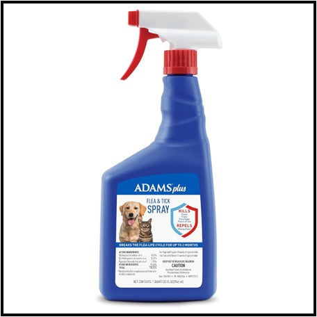 Flea & Tick Spray Adams Plus 32 oz
