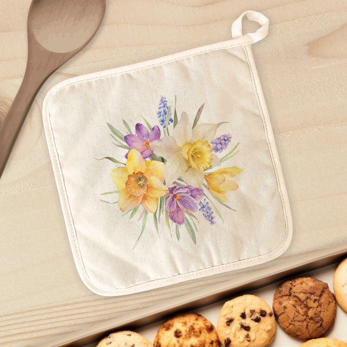 Floral Bunch - Spring Cotton Pot Holder