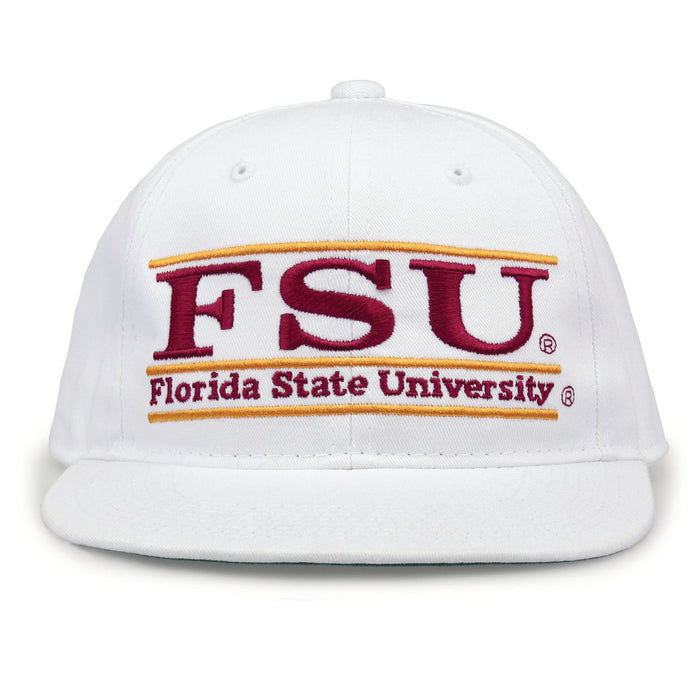 Retro Bar Snapback - White