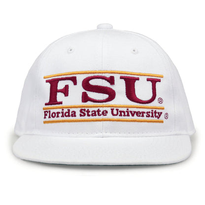 Retro Bar Snapback - White