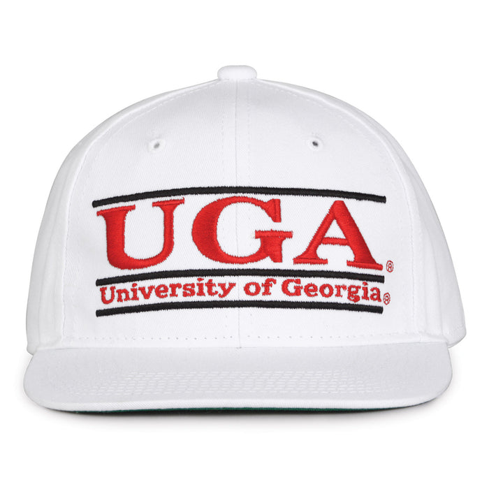 Retro Bar Snapback - White