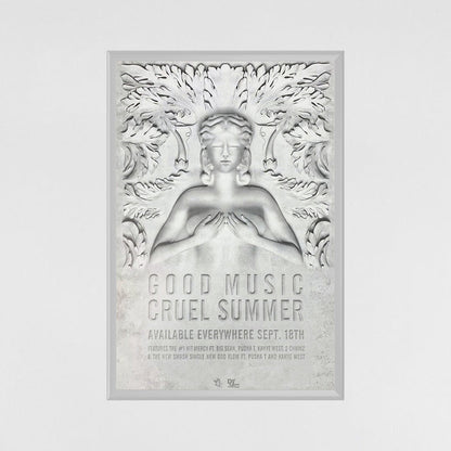Good Music 2012 Cruel Summer Poster By Virgil Abloh