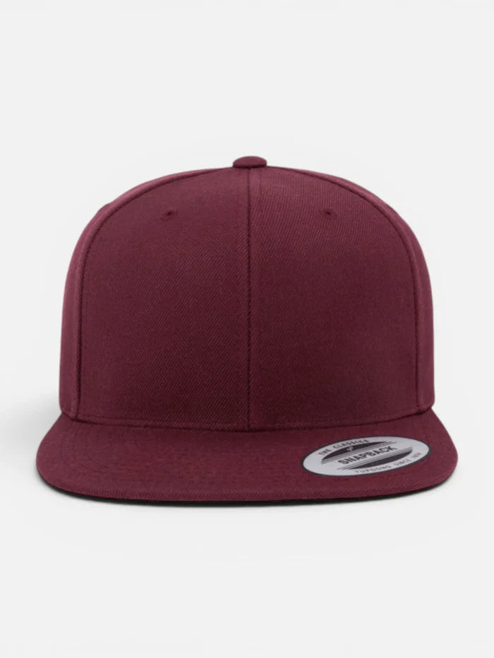 Gorra Flexfit Yupoong Bordo Verde