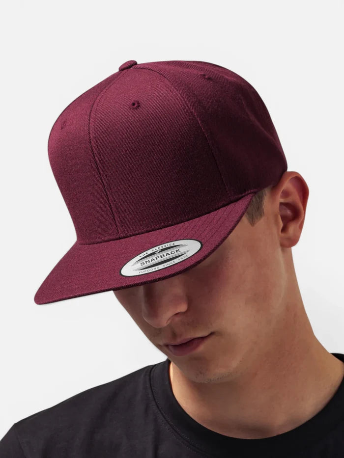 Gorra Flexfit Yupoong Bordo Verde