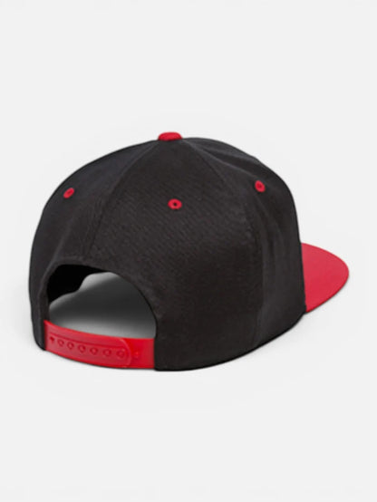 Gorra Flexfit Yupoong Rojo Negro