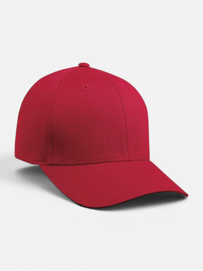 Gorra Flexfit Yupoong Wooly Combed Rojo