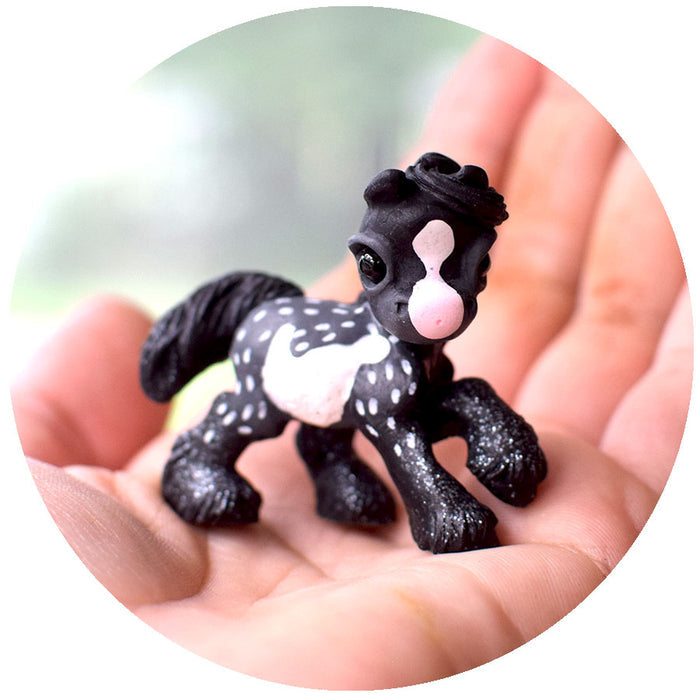 Grey Pinto Mustang GumiPoni