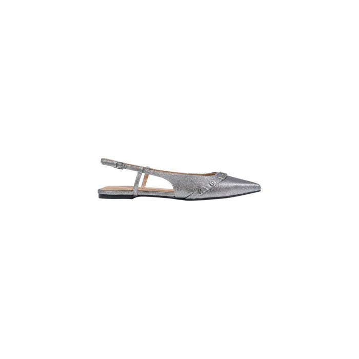 Guess Gray Polyester Platform Pumps