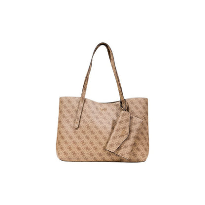 Guess White Polyethylene Handbag