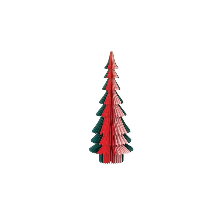 Handmade Recycled Paper Honeycomb Tree, 18"