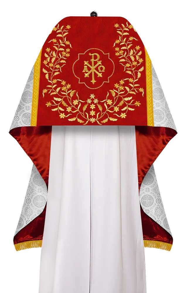 Damask / PAX / White - Red