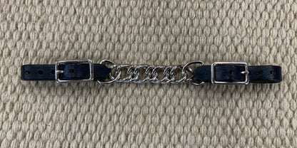 CURB STRAP - CS02 - 1/2" Flat Chain Black