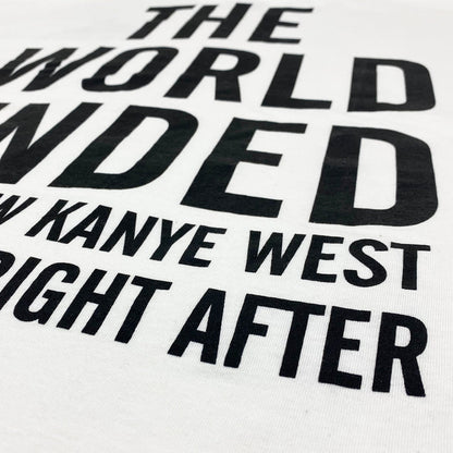 Kanye 2012 End Of The World Tee By Virgil Abloh