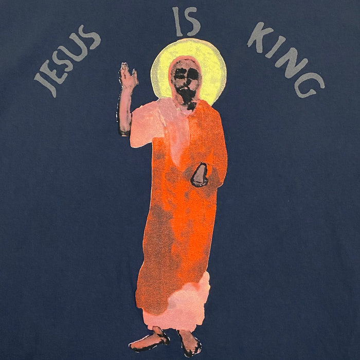 Jesus Is King 2019 Portrait Tee In Navy