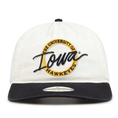 Iowa Hawkeyes Original Circle Snapback, front view