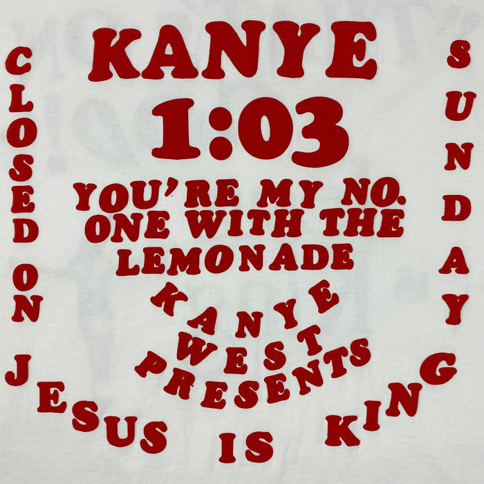 Jesus Is King 2019 ‘Closed On Sunday’ Tee By CPFM