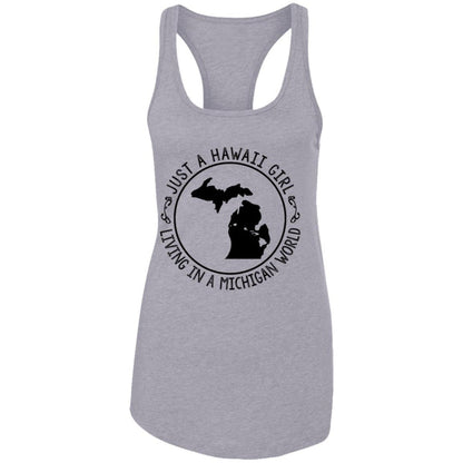 NL1533 Next Level Ladies Ideal Racerback Tank / Heather Grey / S