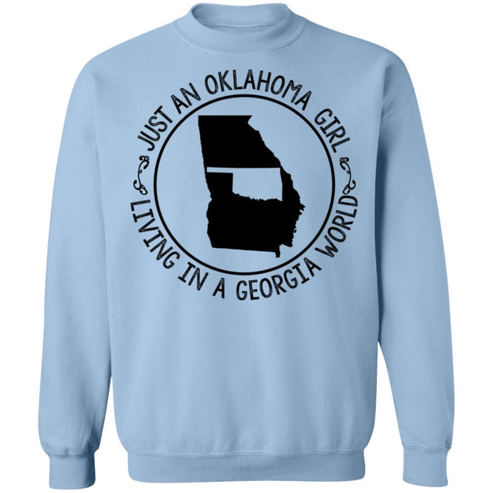 G180 Gildan Crewneck Pullover Sweatshirt  8 oz. / Light Blue / S