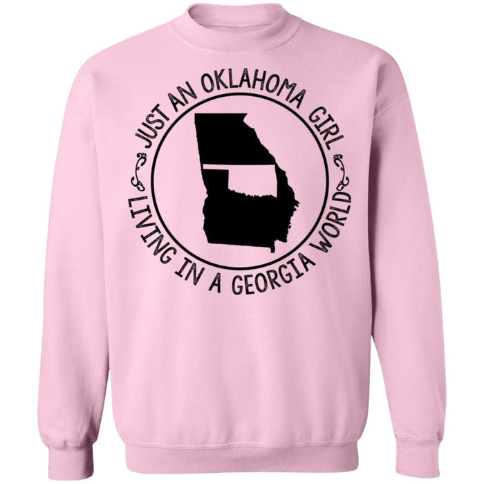 G180 Gildan Crewneck Pullover Sweatshirt  8 oz. / Light Pink / S