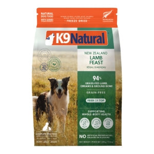 K9 Natural Lamb Feast Freeze-Dried Dog Food