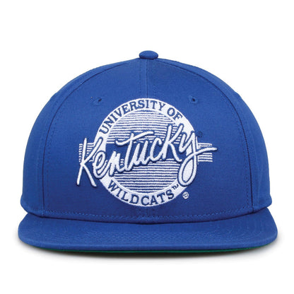 Kentucky Wildcats Retro Circle Snapback - Royal, product view