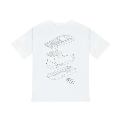Koszulka Trapstar T-Phone White TRAPSTAR Koszulki