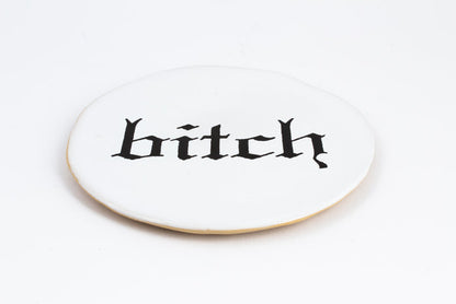 Kuhn Keramik "bitch" Very Small Plate