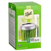 Lids with Bands Widemouth 12 pack