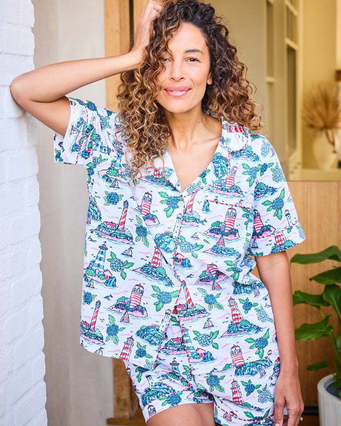 Lighthouse Keeper - Short PJ Set - Cloud - Printfresh