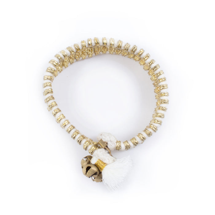 Little Grace Bracelet in White - Handmade in Egypt