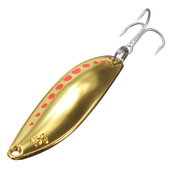 LYA011 Fishing Metal Spoon Lure Bait Spinner Spinnerbait Coarse - GhillieSuitShop