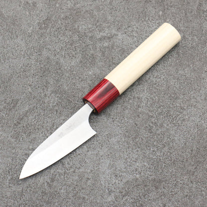 Masakage Yuki White Steel No.2 Nashiji Paring 75mm Magnolia Handle - Seisuke Knife