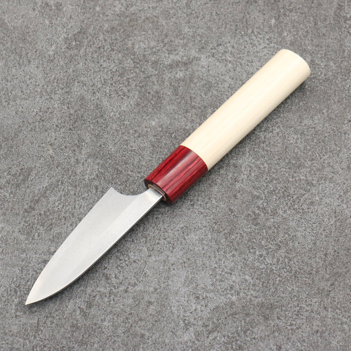 Masakage Yuki White Steel No.2 Nashiji Paring 75mm Magnolia Handle - Seisuke Knife