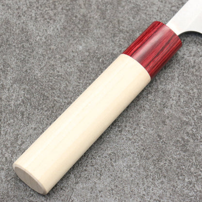 Masakage Yuki White Steel No.2 Nashiji Paring 75mm Magnolia Handle - Seisuke Knife