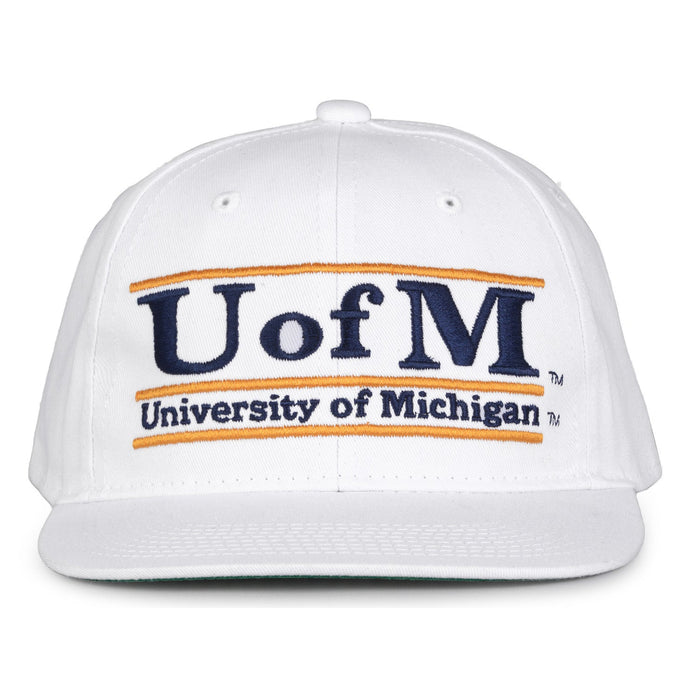 Retro Bar Snapback - White