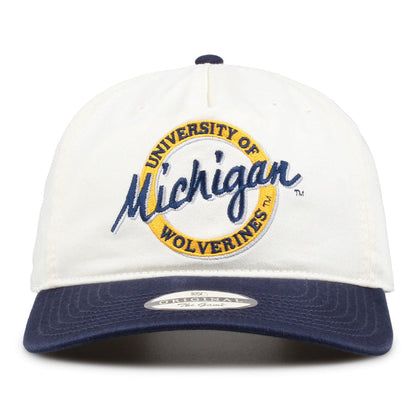 Michigan Wolverines Original Circle Snapback, front view