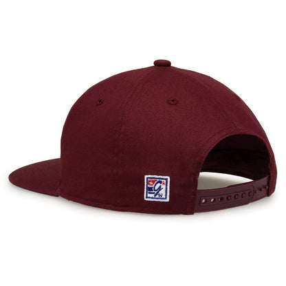 Minnesota Golden Gophers Retro Circle Snapback - Maroon, rear view