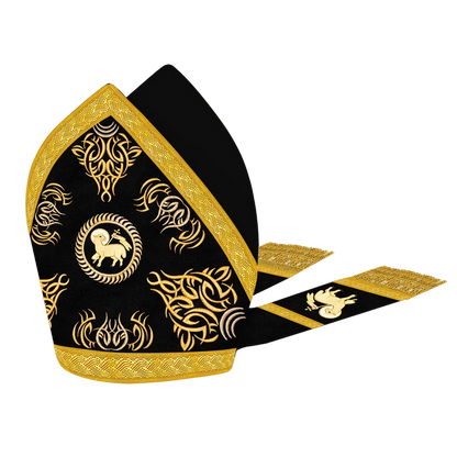 Mitre with spiritual motif